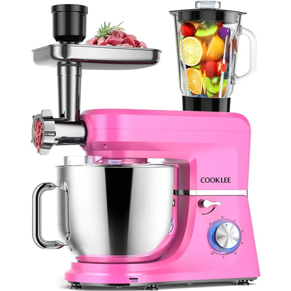 COOKLEE 6-IN-1 Stand Mixer, 8.5 Qt. Multifunctional Electric Kitchen Mixer with 9 Accessories for Most Home Cooks, SM-1507BM
COOKLEE 6-IN-1 Stand Mixer, 8.5 Qt. Multifunctional Electric Kitchen Mixer with 9 Accessories for Most Home Cooks, SM-1507BM
