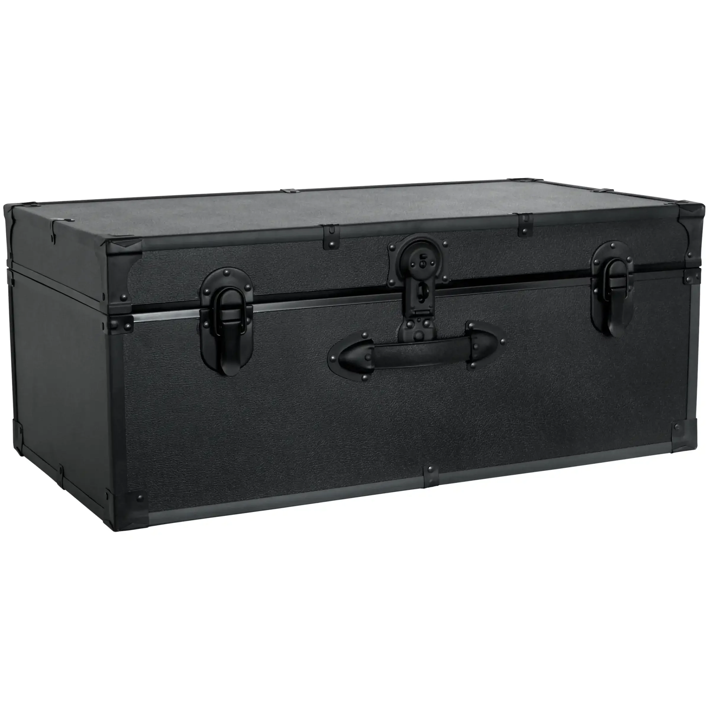 Seward Classic 30" Trunk with Lock, Black, Blue, 15.75 X 30.00 X 12.25 Inches (L X W X H) Home Office Desk Organiser
Seward Classic 30" Trunk with Lock, Black, Blue, 15.75 X 30.00 X 12.25 Inches (L X W X H) Home Office Desk Organiser