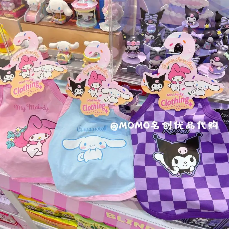 Жилет Sanrio для домашних животных, хлопковый жилет, мелкая мелодерпица Kuromi, декоративная одежда для домашних животных, нательная рубашка, милая одежда, аниме плюшевая игрушка
Жилет Sanrio для домашних животных, хлопковый жилет, мелкая мелодерпица Kuromi, декоративная одежда для домашних животных, нательная рубашка, милая одежда, аниме плюшевая игрушка