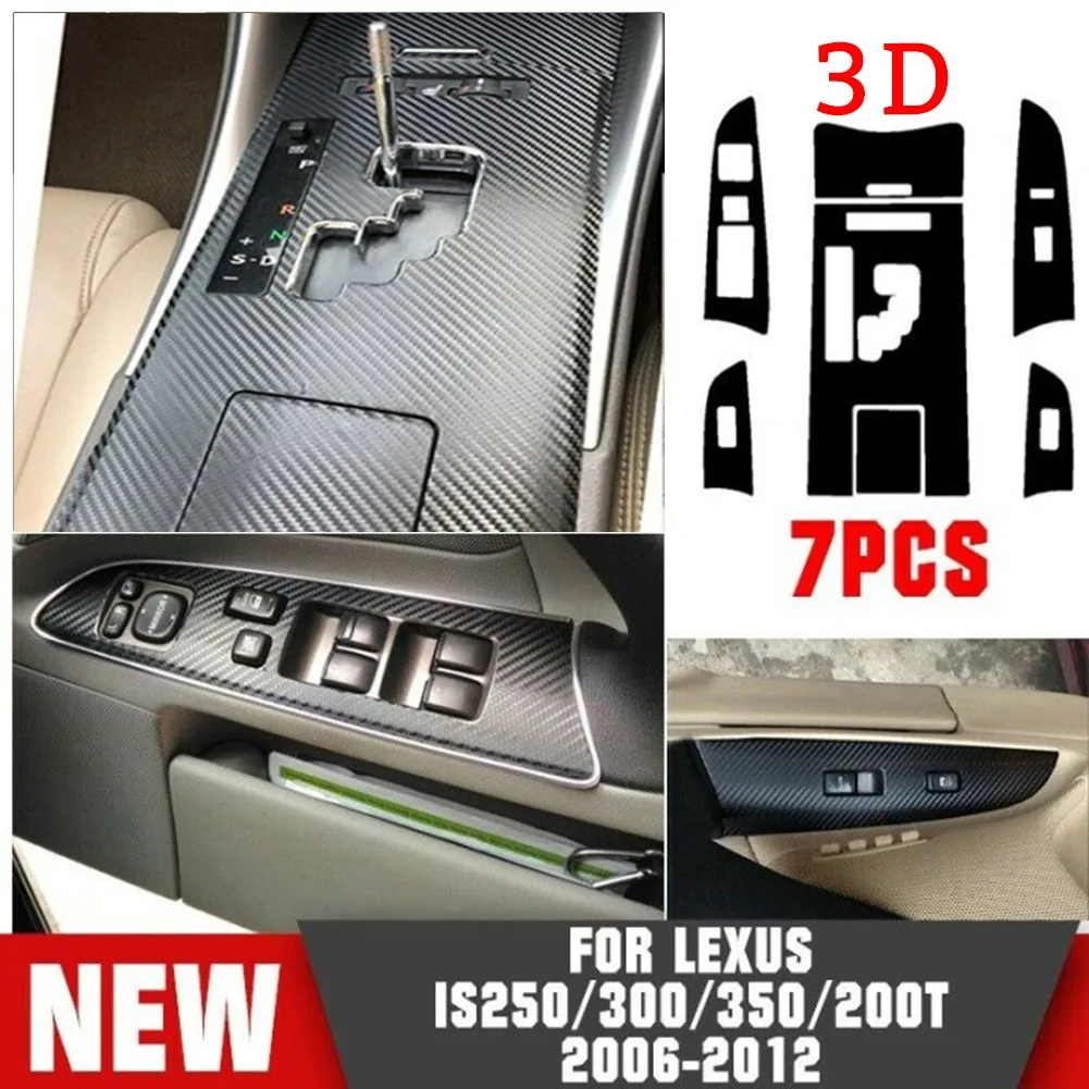 7pcs Carbon Fiber Gear Shift Box Panel Cover Trim Black For LEXUS I 50 300 350 2012-2006 Interior Accessories Stickers Mouldings
7pcs Carbon Fiber Gear Shift Box Panel Cover Trim Black For LEXUS I 50 300 350 2012-2006 Interior Accessories Stickers Mouldings