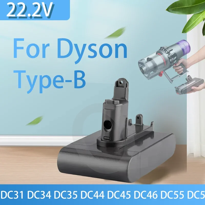 New ForDyson is used for DC31 DC34 DC35 DC44 DC45 DC46 DC55 DC56 vacuum cleaner 68000mAh (B-type) rechargeable lithium battery
New ForDyson is used for DC31 DC34 DC35 DC44 DC45 DC46 DC55 DC56 vacuum cleaner 68000mAh (B-type) rechargeable lithium battery