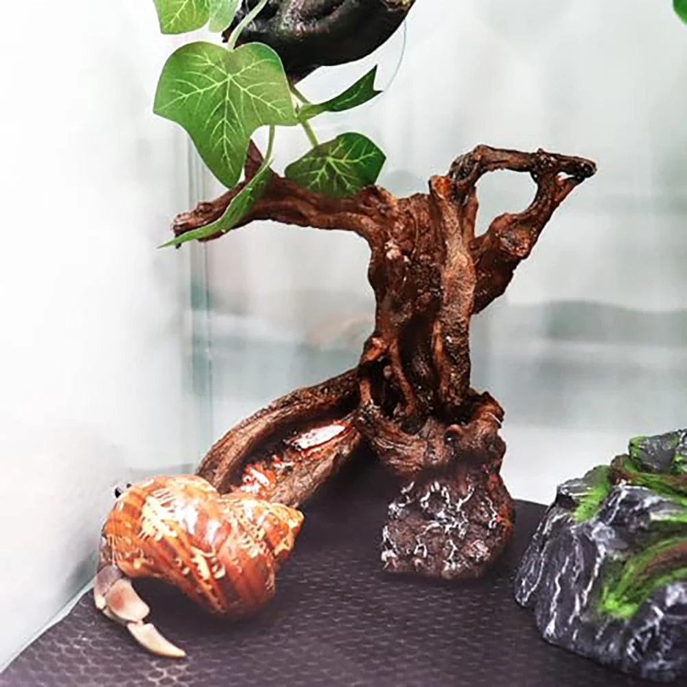 Hermit Crab Climbing Toy Resin Tree Trunk Ornament Aquarium Decoration For Reptile Lizard Newt Hermit Crab Drop Shipping
Hermit Crab Climbing Toy Resin Tree Trunk Ornament Aquarium Decoration For Reptile Lizard Newt Hermit Crab Drop Shipping