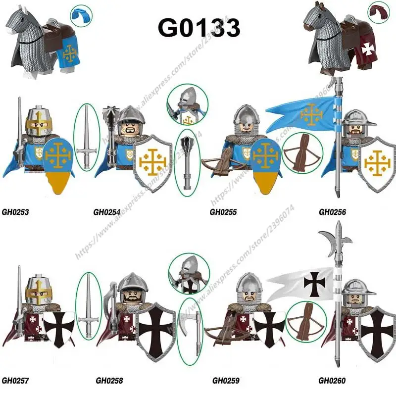 Medieval Knights Building Blocks toys children G0133 GH0253 GH0254 GH0255 GH0256 GH0257 GH0258 GH0259 GH0260 GH0261 GH0262
Medieval Knights Building Blocks toys children G0133 GH0253 GH0254 GH0255 GH0256 GH0257 GH0258 GH0259 GH0260 GH0261 GH0262
