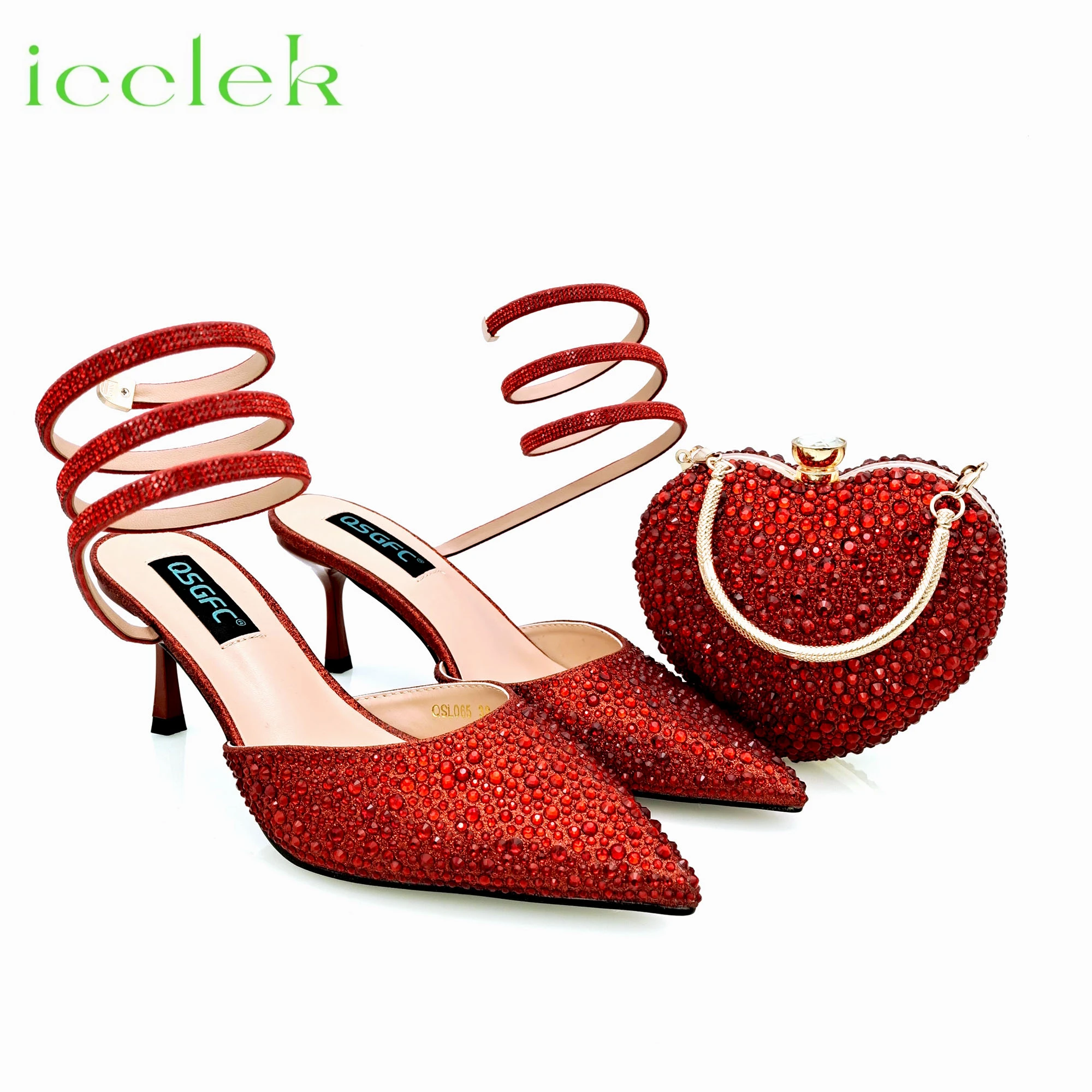 New Fashionable Wine Color Hot Selling Thin Heels Shoes Matching Bag Set For Mature Offices Ladies Party Pump
New Fashionable Wine Color Hot Selling Thin Heels Shoes Matching Bag Set For Mature Offices Ladies Party Pump