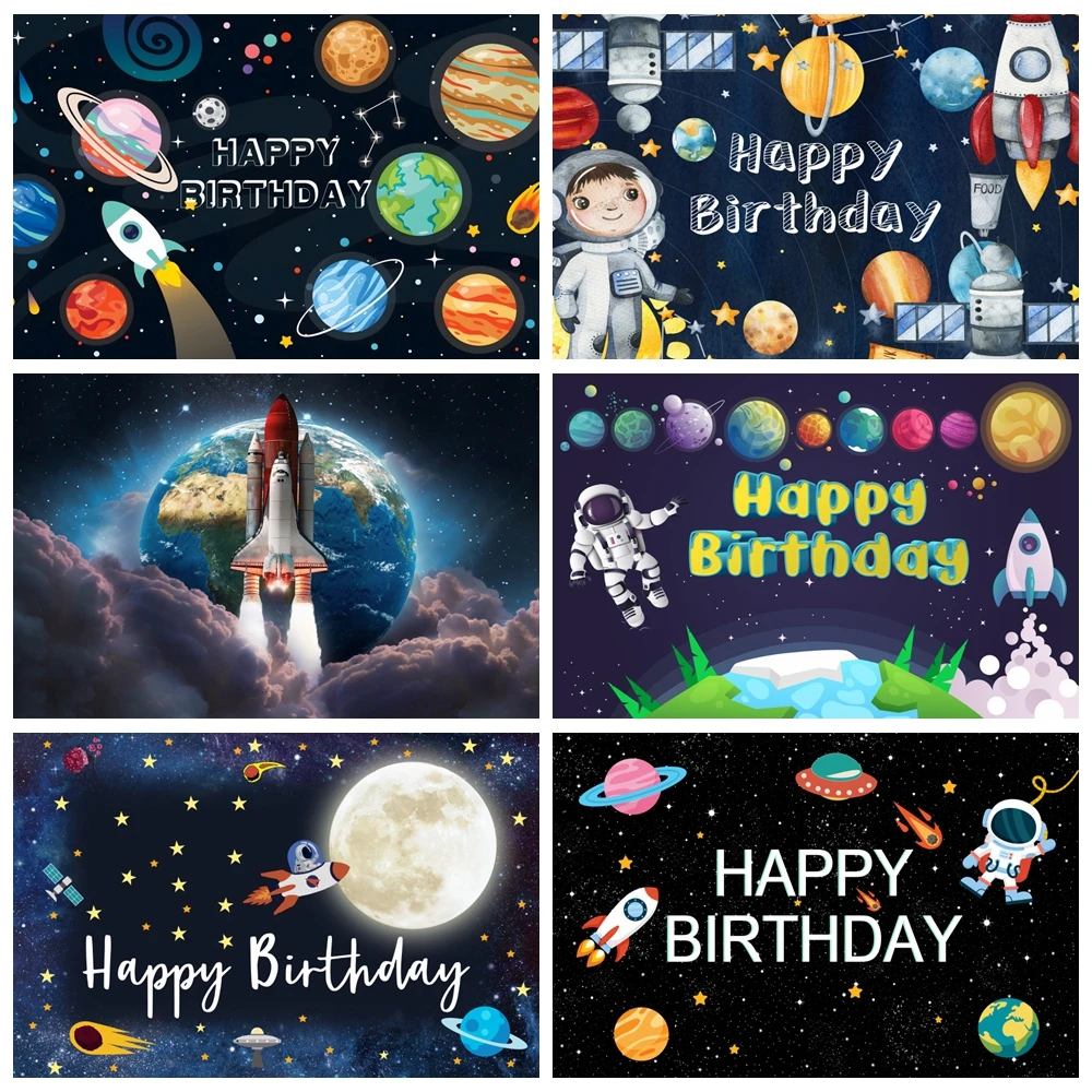 Astronaut Space Planet Backdrop Kids Photography Stars Mars 1st Birthday Party Universe Starry Sky Decor Props Photo Studio
Astronaut Space Planet Backdrop Kids Photography Stars Mars 1st Birthday Party Universe Starry Sky Decor Props Photo Studio
