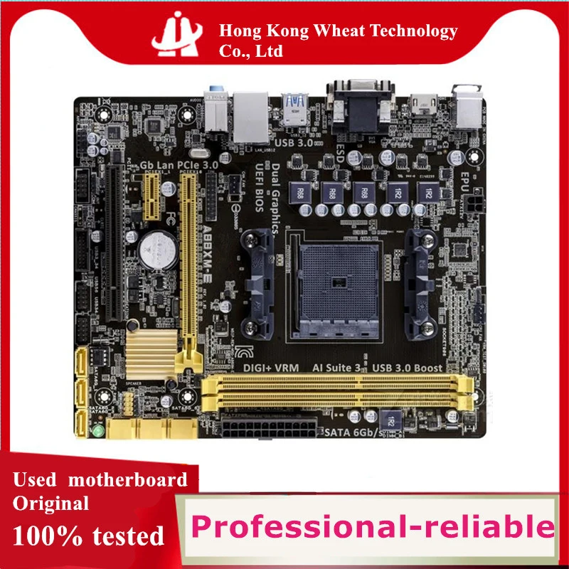 AMD A88X A88XM-E motherboard Used original Socket FM2+ DDR3 32GB USB2.0 USB3.0 SATA3 Desktop Mainboard
AMD A88X A88XM-E motherboard Used original Socket FM2+ DDR3 32GB USB2.0 USB3.0 SATA3 Desktop Mainboard