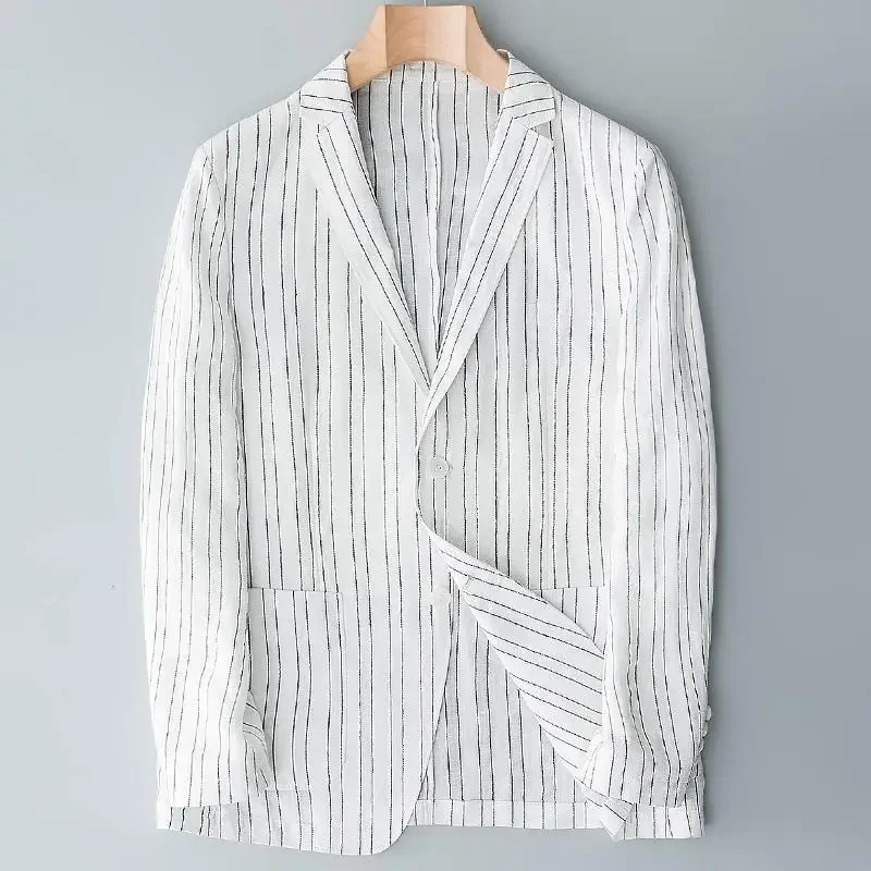 Новинка 2024, льняные прозрачные полосатые мужские блейзеры, повседневный костюм, одежда для экрана, ультратонкие красивые воздухопроницаемые блейзеры West
Новинка 2024, льняные прозрачные полосатые мужские блейзеры, повседневный костюм, одежда для экрана, ультратонкие красивые воздухопроницаемые блейзеры West