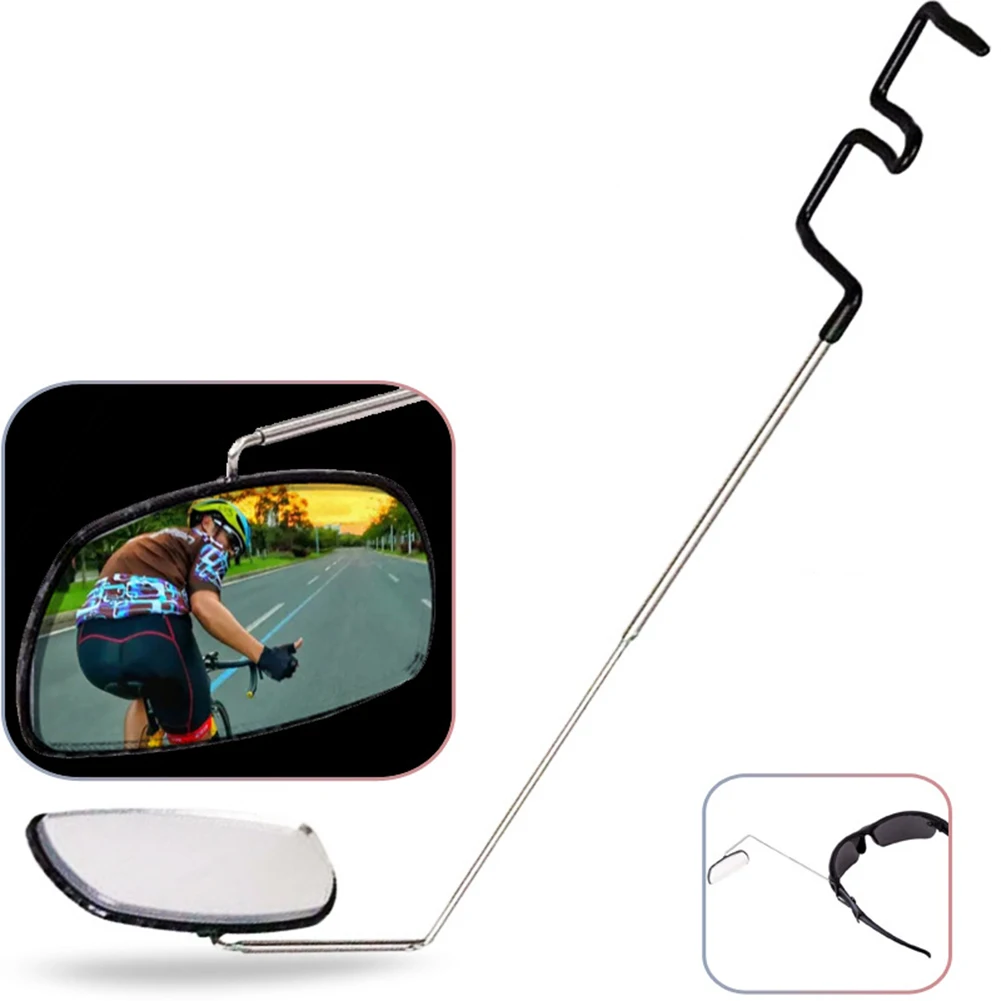 MTB Bike Eyeglass Mirror Mountain Road Bicycle Black Rearview Mirror EZ-Mount SunGlasses HD Portable 360° Rotation Adjustment
MTB Bike Eyeglass Mirror Mountain Road Bicycle Black Rearview Mirror EZ-Mount SunGlasses HD Portable 360° Rotation Adjustment