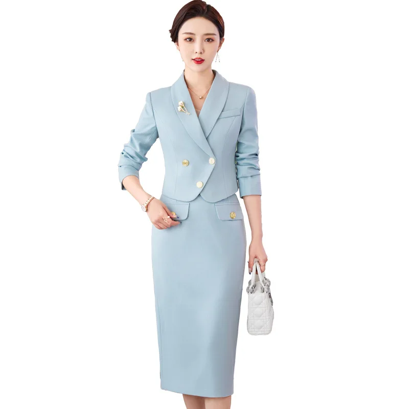 High Quality Korean Spring Autumn Pencil Skirt Blazer Sets Outfits Female Formal Business Womens Office Ladies Work Jacket Suit
High Quality Korean Spring Autumn Pencil Skirt Blazer Sets Outfits Female Formal Business Womens Office Ladies Work Jacket Suit