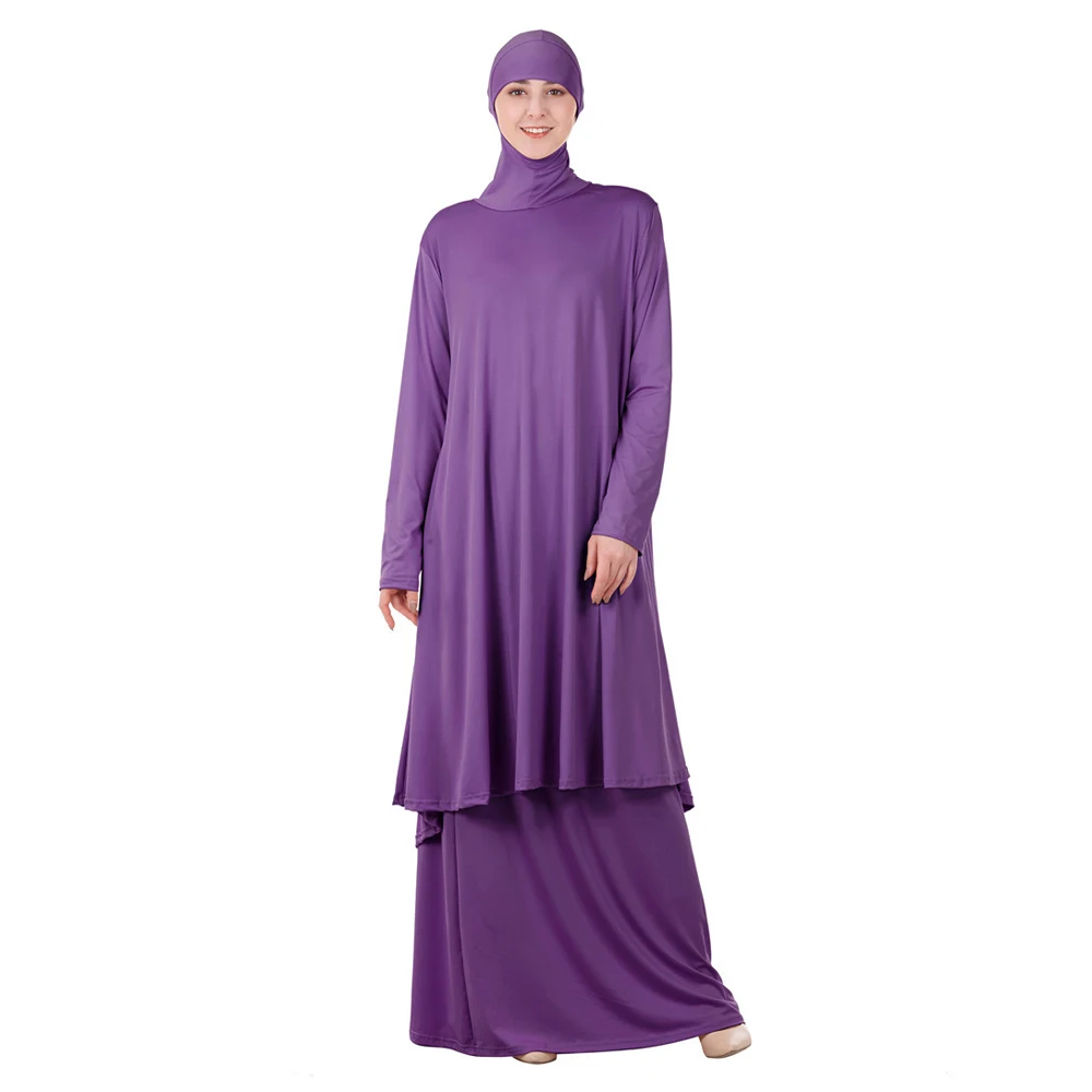 2PCS Eid Hooded Muslim Women Hijab Dress Prayer Garment Ramadan Eid Clothes Full Cover Niqab Islam Dubai Modest Robe Abaya Skirt
2PCS Eid Hooded Muslim Women Hijab Dress Prayer Garment Ramadan Eid Clothes Full Cover Niqab Islam Dubai Modest Robe Abaya Skirt