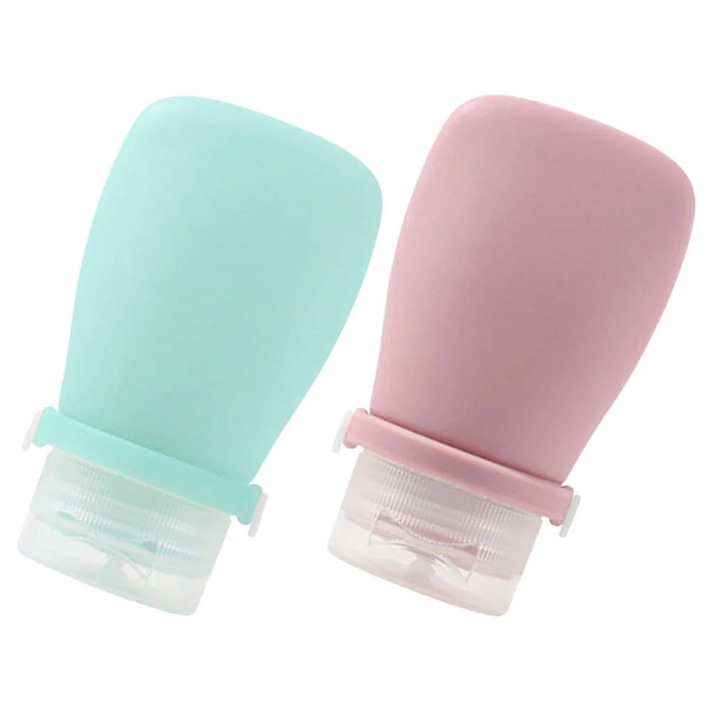 2 Pcs Silica Gel Bottle Travel Bottles Size Toiletries Containers for Women Toiletry Household Lotion Miss
2 Pcs Silica Gel Bottle Travel Bottles Size Toiletries Containers for Women Toiletry Household Lotion Miss