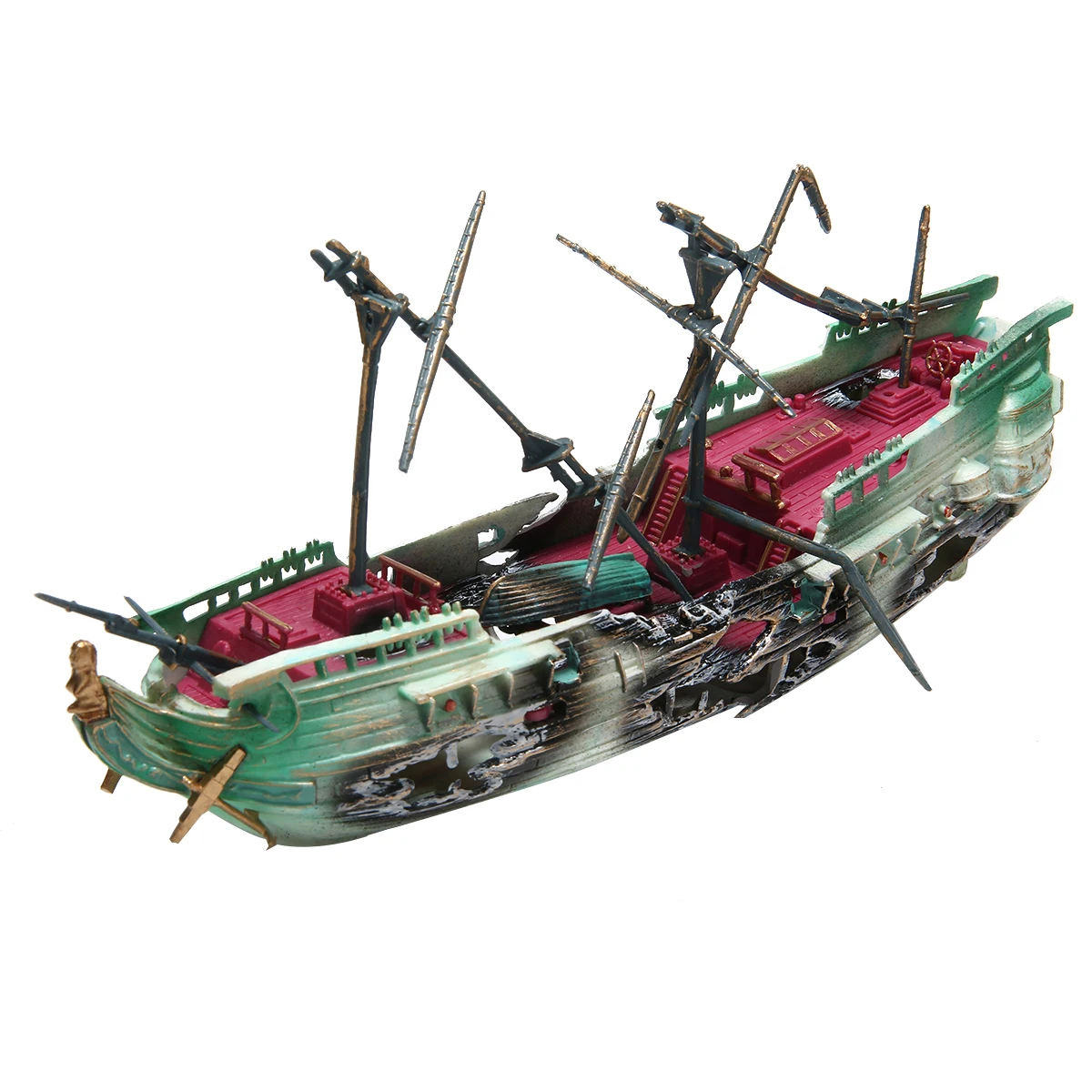 1 Pc New Plastic Aquarium Ornament Sailing Boat Destroyer Decoration Fish Tank Wreck Sunk Ship Aquarium Landscaping Decorations
1 Pc New Plastic Aquarium Ornament Sailing Boat Destroyer Decoration Fish Tank Wreck Sunk Ship Aquarium Landscaping Decorations