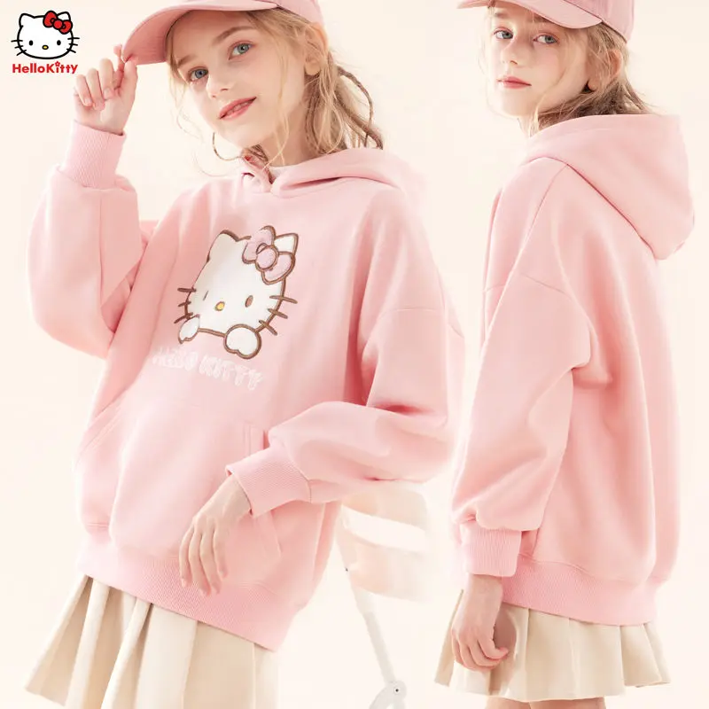 Anime Kawaii Sanrio Hello Cute Cartoon Girls Sweatshirt Spring and Autumn New Children's Casual Fashion Sweater Baby Top Jacket
Anime Kawaii Sanrio Hello Cute Cartoon Girls Sweatshirt Spring and Autumn New Children's Casual Fashion Sweater Baby Top Jacket