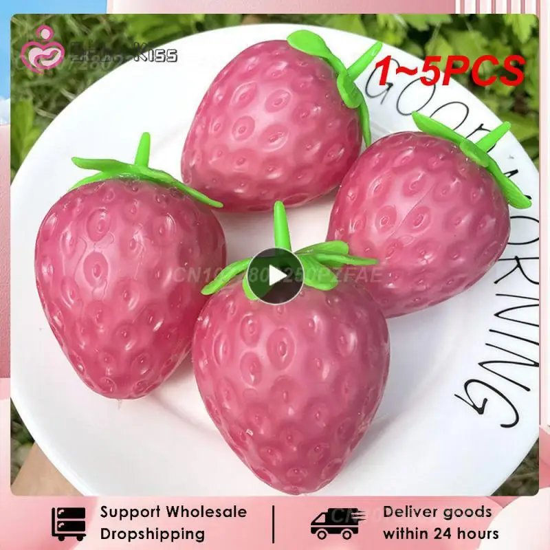 1~5PCS Adults Kids Squishy Strawberry Stress Relief Toys Novelty Simulation Food Fruit Vent Ball Sensory Fidgets Toy Party
1~5PCS Adults Kids Squishy Strawberry Stress Relief Toys Novelty Simulation Food Fruit Vent Ball Sensory Fidgets Toy Party