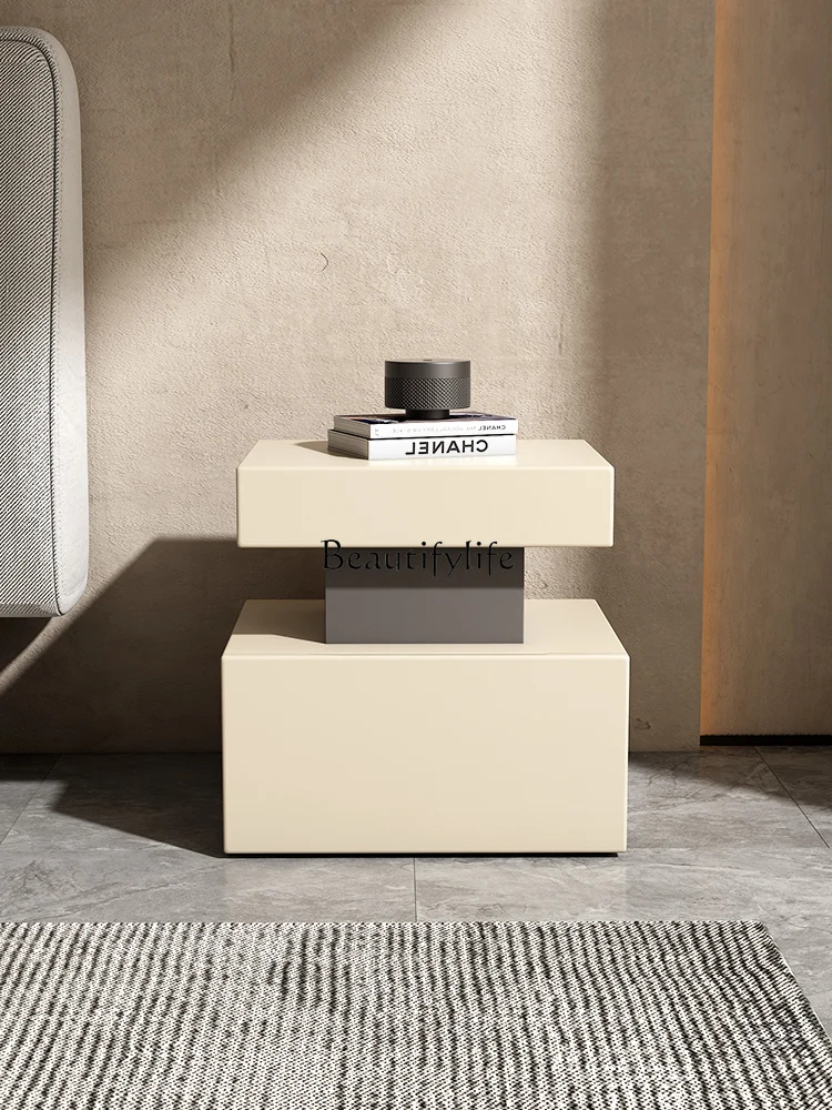 Cream Style Design Bedside Table Solid Wood Paint Small Side Table Bedroom Bedside Cabinet
Cream Style Design Bedside Table Solid Wood Paint Small Side Table Bedroom Bedside Cabinet