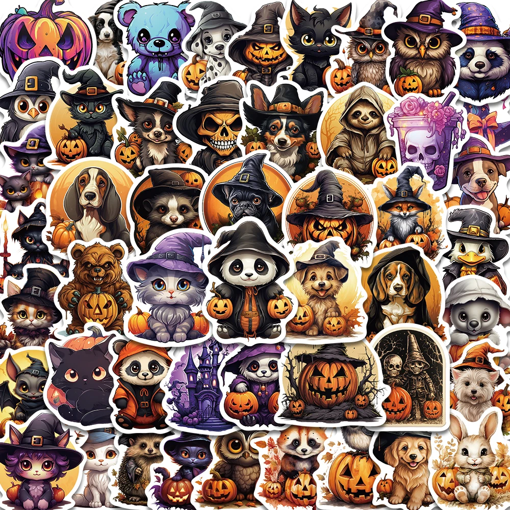 50pcs Happy Halloween Cartoon Stickers Kawaii Skateboard Graffiti Water Bottle Laptop Luggage Kids Waterproof Home Decoration
50pcs Happy Halloween Cartoon Stickers Kawaii Skateboard Graffiti Water Bottle Laptop Luggage Kids Waterproof Home Decoration