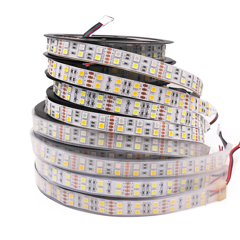 5050 Double Row RGB LED Strip Light DC 12V 24V RGBW RGBWW Flexible LED Tape Waterproof LED Ribbon for Home Decoration 5M
5050 Double Row RGB LED Strip Light DC 12V 24V RGBW RGBWW Flexible LED Tape Waterproof LED Ribbon for Home Decoration 5M