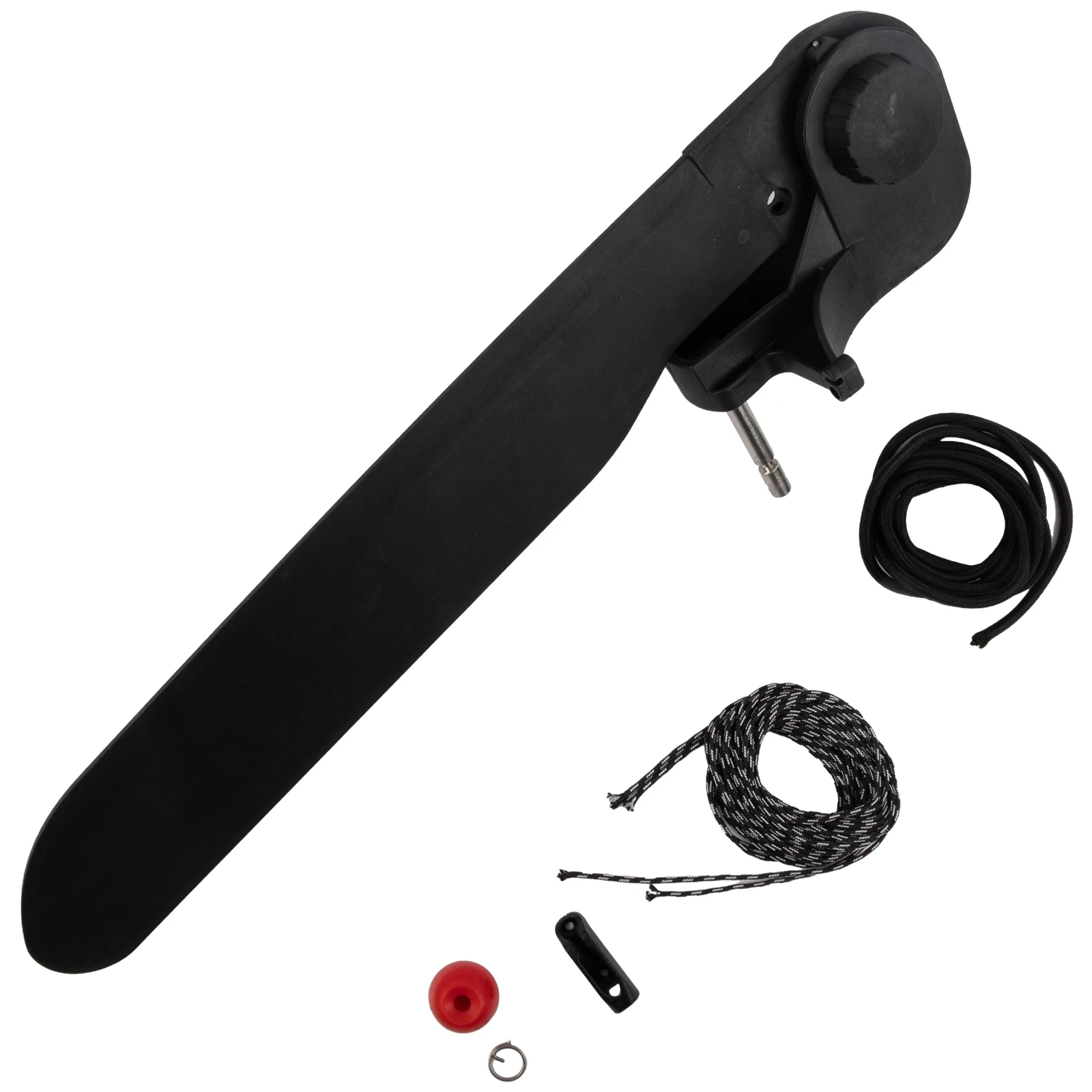 Black Kayak Rudder Kayak Rudder Brand New Clip Buckle Durable Rubber Thick Rope Thin Rope Kayak Rudder 20.1 * 3.0in
Black Kayak Rudder Kayak Rudder Brand New Clip Buckle Durable Rubber Thick Rope Thin Rope Kayak Rudder 20.1 * 3.0in