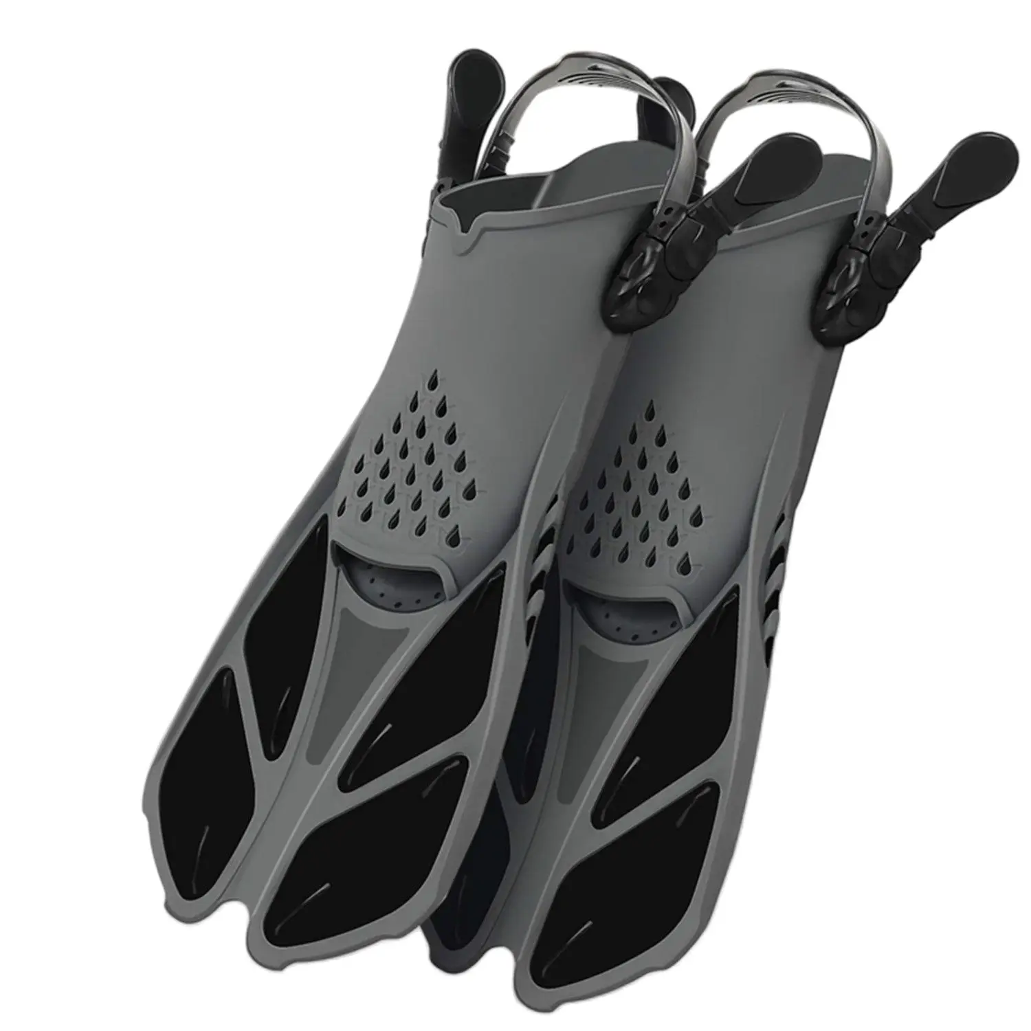 Snorkel Swim Fins Travel Size Short Adjustable for Snorkeling Diving Adult Men Women Kids Open Heel Swimming Flippers
Snorkel Swim Fins Travel Size Short Adjustable for Snorkeling Diving Adult Men Women Kids Open Heel Swimming Flippers