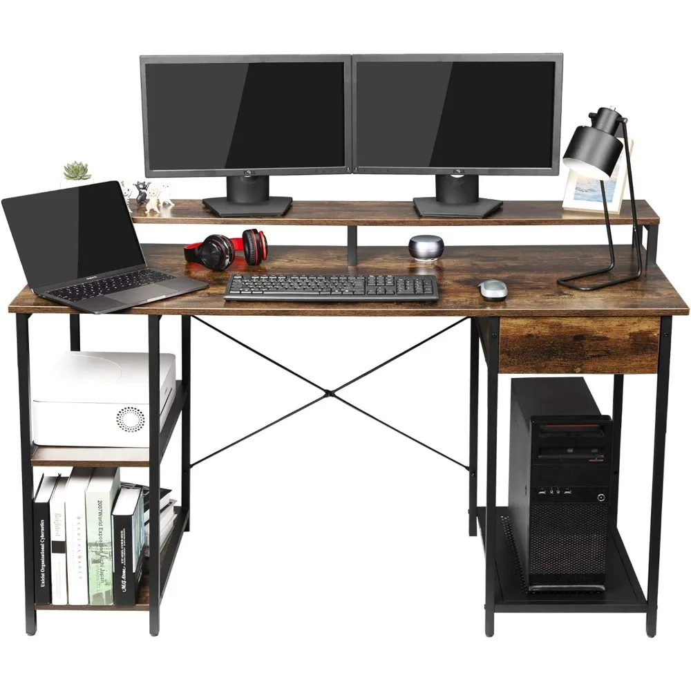 Reading Desk Computer Desk Office Desk With Wodden Drawer Free Shipping Monitor Stand and Storage Shelves Gaming Furniture
Reading Desk Computer Desk Office Desk With Wodden Drawer Free Shipping Monitor Stand and Storage Shelves Gaming Furniture
