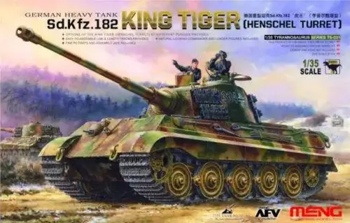 

Meng МОДЕЛЬ TS-031 1/35 немецкий Sd.kfz.182 King Tiger Henschel модель комплект