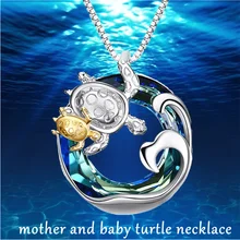 Fashion Maternal Baby Tortoise Necklace for Women Round Blue Crystal Pendant Valentines Day Gift Anniversary Aesthetic Jewelry
Fashion Maternal Baby Tortoise Necklace for Women Round Blue Crystal Pendant Valentines Day Gift Anniversary Aesthetic Jewelry