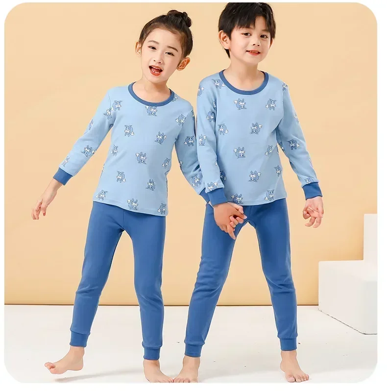 Boys Girls Pajamas Winter Thermal Underwear Children's Clothing Sleepwear Warm Pyjamas Sets For Kids 2 4 5 6 8 10 12 13 Years Boys Girls Pajamas Winter Thermal Underwear Children's Clothing Sleepwear Warm Pyjamas Sets For Kids 2 4 5 6 8 10 12 13 Years
