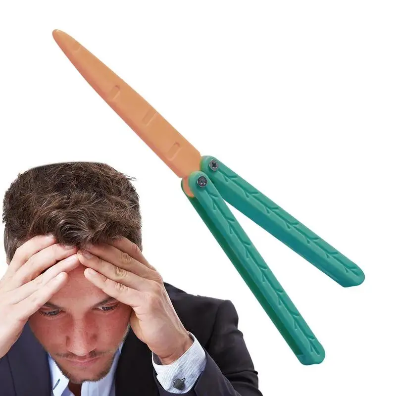 Новинка, популярный 3D взрывобезопасный нож для моркови, нож для снижения давления, маленькая игрушка, нож для моркови с 3d-печатью, шелковистый нож для моркови
Новинка, популярный 3D взрывобезопасный нож для моркови, нож для снижения давления, маленькая игрушка, нож для моркови с 3d-печатью, шелковистый нож для моркови