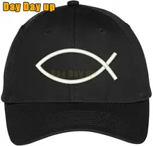 Trendy Apparel Shop Christian Ichthys Fish Symbol Embroidered Baseball Cap 
Trendy Apparel Shop Christian Ichthys Fish Symbol Embroidered Baseball Cap