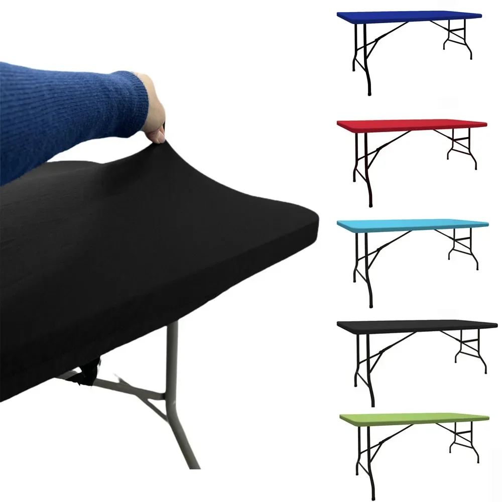 White Black Colors Large Rectangle Elastic Edged Table Cover Fitted Stretch Cocktail Table Cloth Outdoor Wedding Banquet Decor
White Black Colors Large Rectangle Elastic Edged Table Cover Fitted Stretch Cocktail Table Cloth Outdoor Wedding Banquet Decor