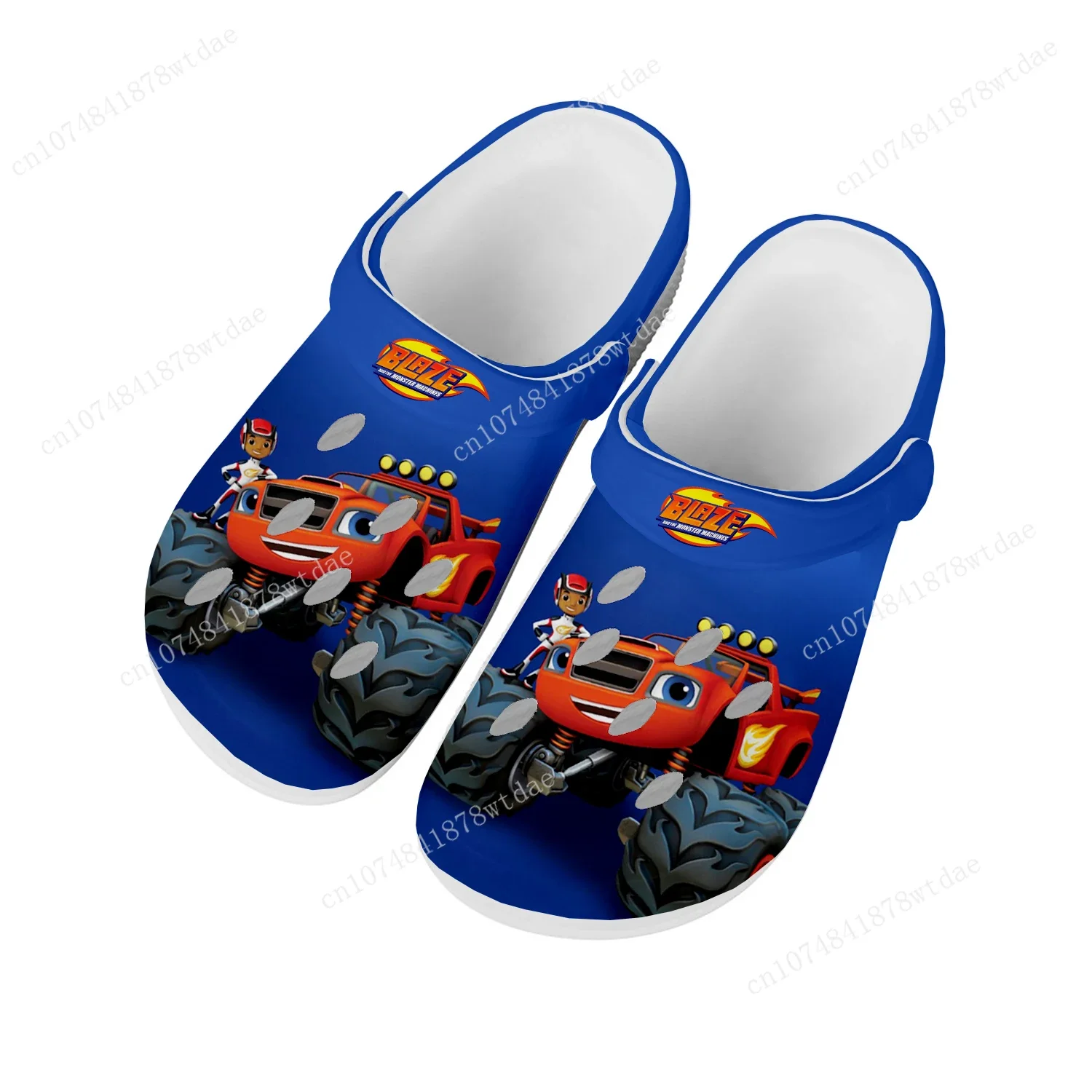 

Blaze And The Monster Machines Home Clogs Mens Womens Teenager Customize Water Shoes Anime Garden Beach Hole Slippers Sandals