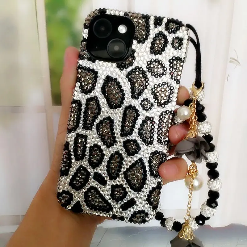 Original Handmade for iPhone 11 12 13 14 15 Pro Max Phone Case XR Rhinestone Gray Leopard Print All-Inclusive Drop-Resistant
Original Handmade for iPhone 11 12 13 14 15 Pro Max Phone Case XR Rhinestone Gray Leopard Print All-Inclusive Drop-Resistant