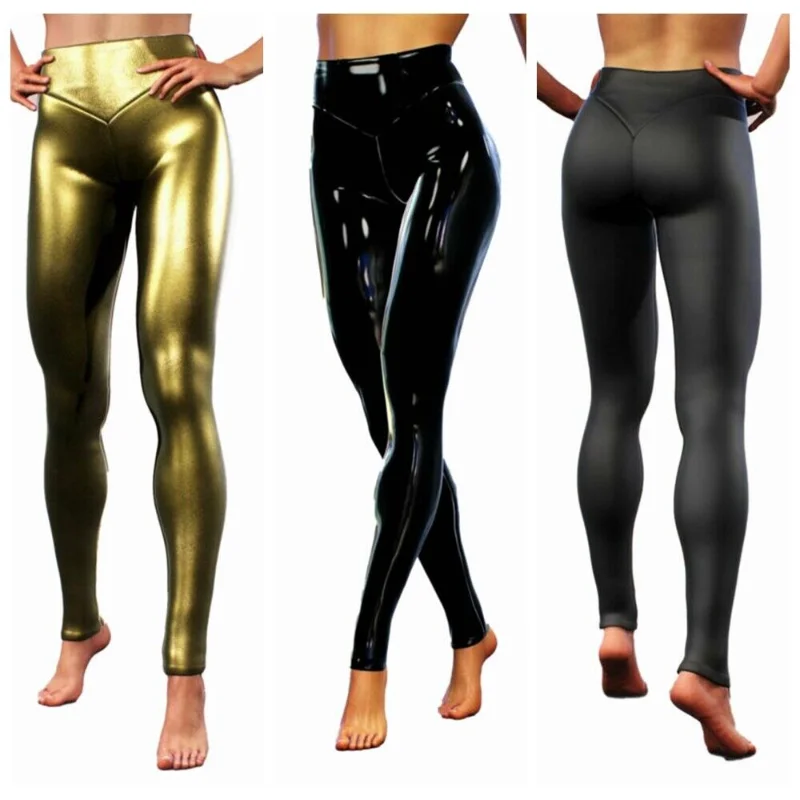 Tight Pants Women's Shiny Metal Imitation Leather Pants Elastic Small Leg Pencil Pants
Tight Pants Women's Shiny Metal Imitation Leather Pants Elastic Small Leg Pencil Pants