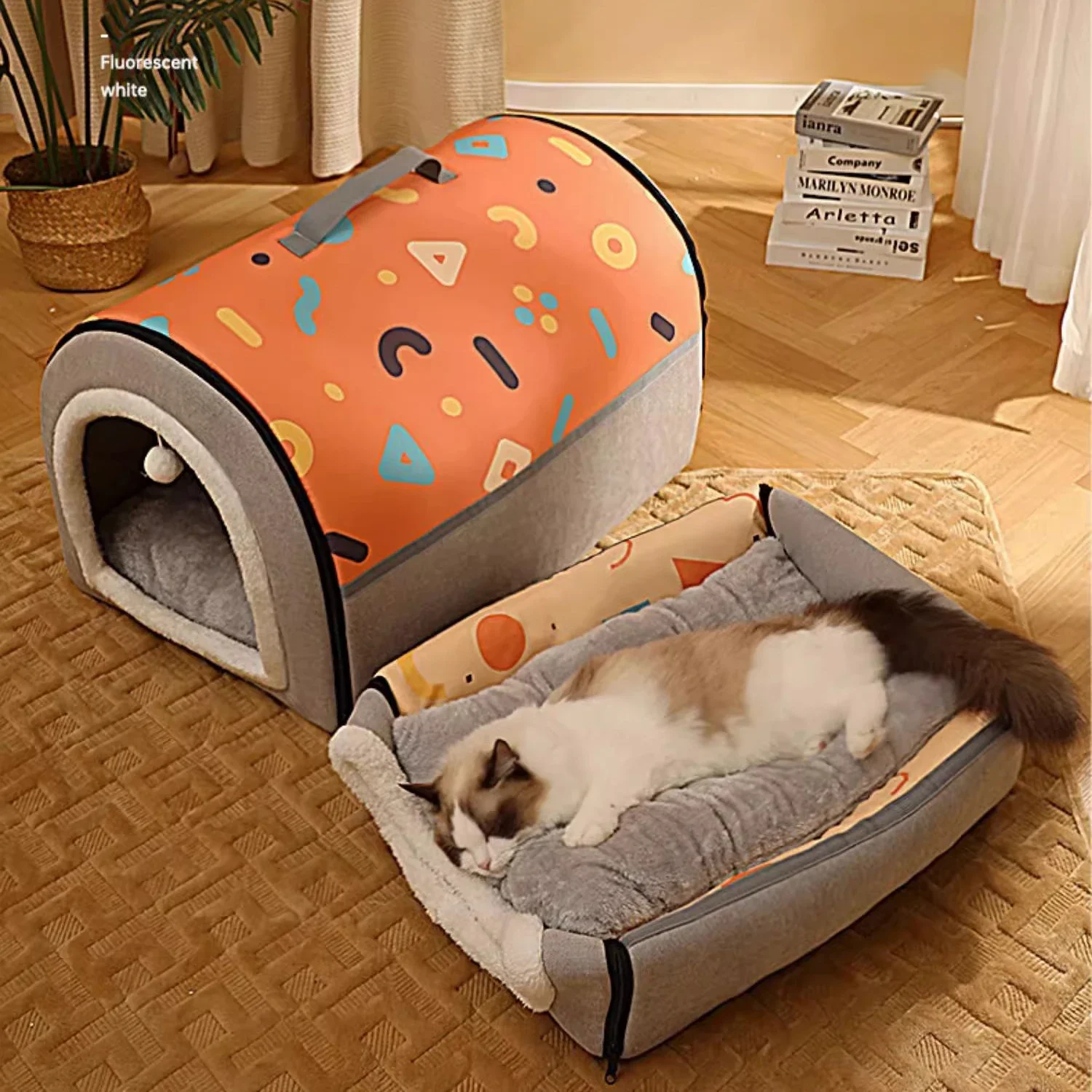 Foldable Pet Dog House Dog Kennel Breathable Warm Plush Pet Bed House Washable Soft Cat Cushion Kennel for Dogs Cat Pet Supplies
Foldable Pet Dog House Dog Kennel Breathable Warm Plush Pet Bed House Washable Soft Cat Cushion Kennel for Dogs Cat Pet Supplies