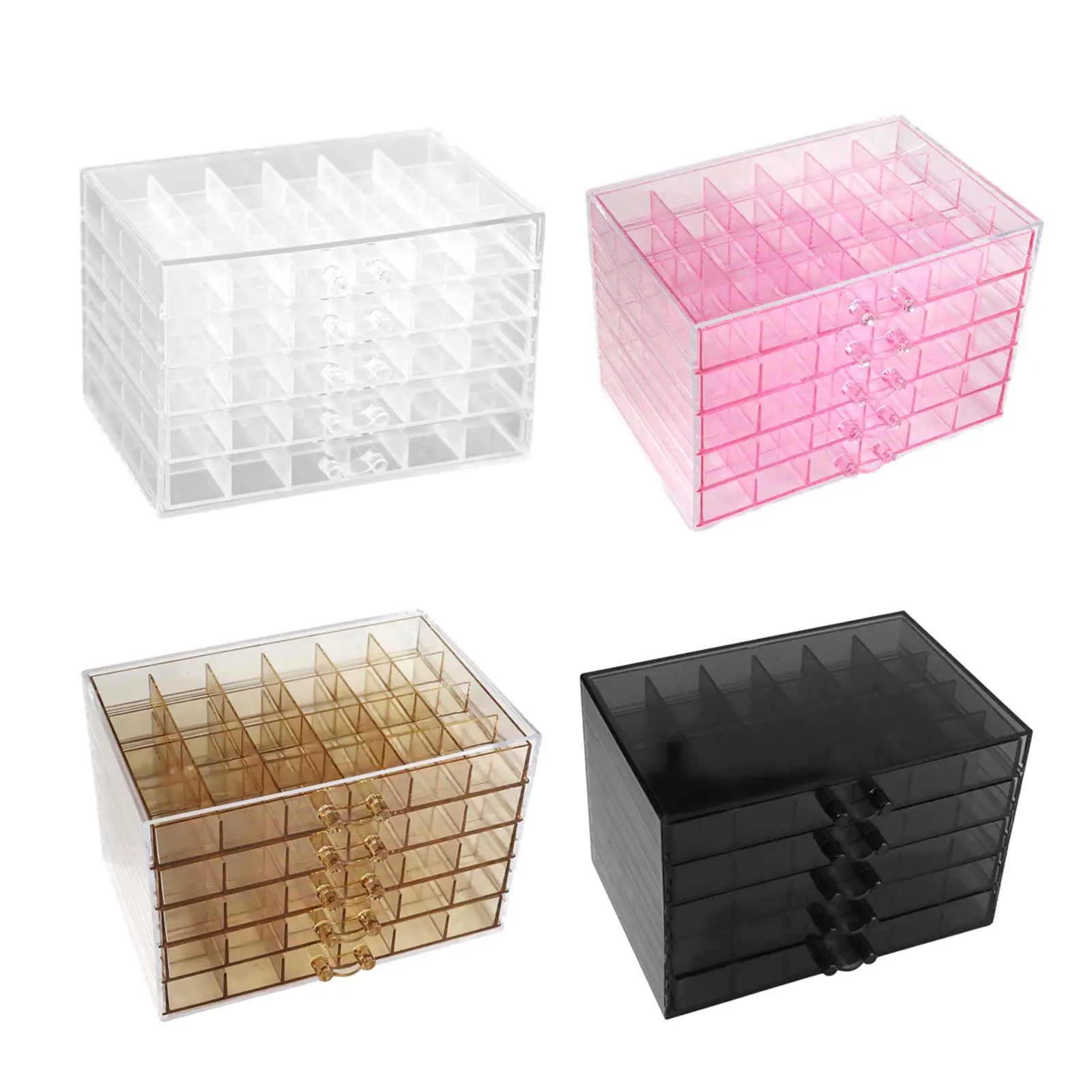 Nail Art Decoration Case for Women Girls Multipurpose Large Capacity 120 Small Compartments Acrylic Jewelry Storage Box Holder
Nail Art Decoration Case for Women Girls Multipurpose Large Capacity 120 Small Compartments Acrylic Jewelry Storage Box Holder
