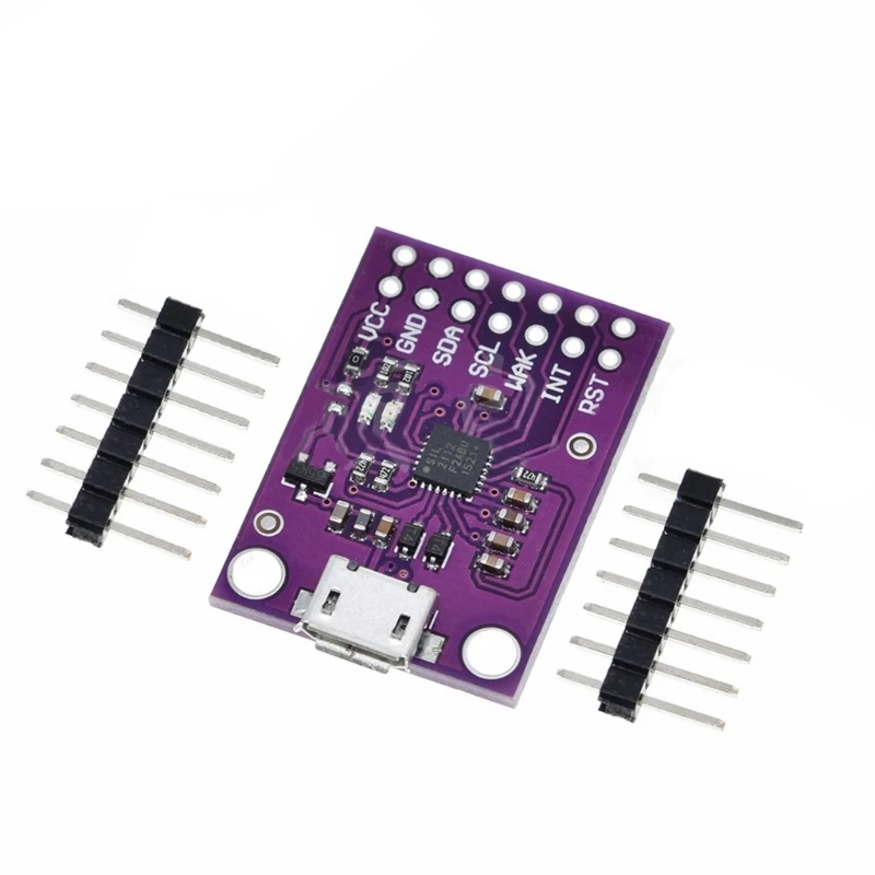 CP2112 USB to Serial Adapter USB2.0 USB to I2C Communication Module CP2112 GPIO 4.0-5.25V Multifunction Adapter Module
CP2112 USB to Serial Adapter USB2.0 USB to I2C Communication Module CP2112 GPIO 4.0-5.25V Multifunction Adapter Module