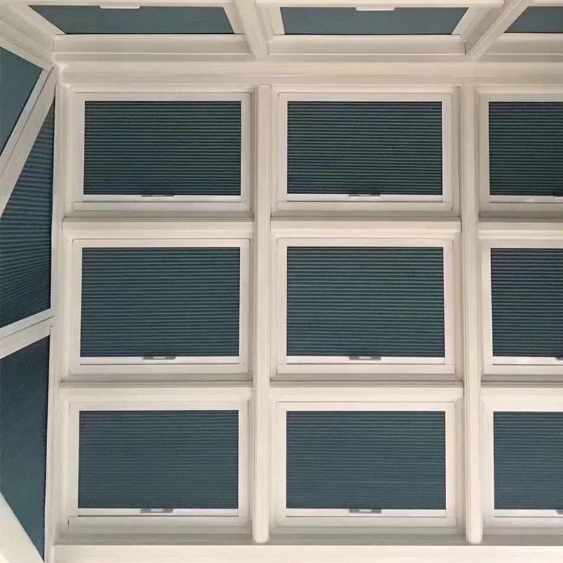 

Solid colors and multiple colors are available Skylight blackout Honeycomb Blinds Custom Made Manual