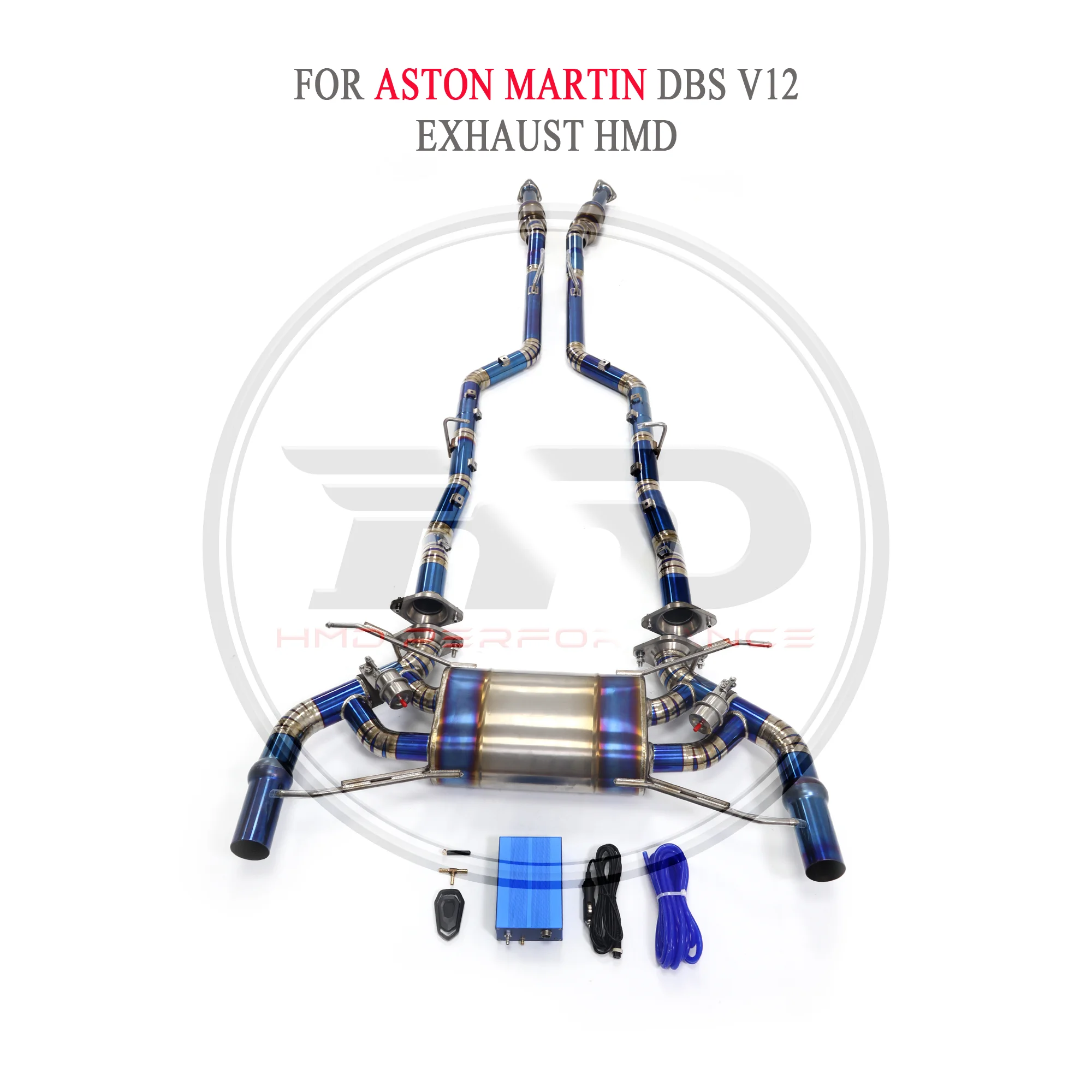 

HMD Catback for Aston Martin DBS V12 6.0L Exhaust System Titanium Alloy Performance Muffler Valve Pipe Car Accessories