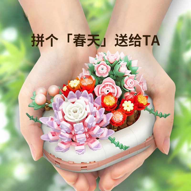 Diy Creative Kids Building Toys Mini Block Bricks Flowers Puzzle Pot Plants Girls Gift Home Decor
Diy Creative Kids Building Toys Mini Block Bricks Flowers Puzzle Pot Plants Girls Gift Home Decor