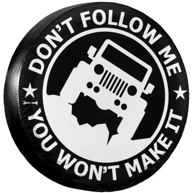 Чехлы для шин NYIVBE «Don't Follow Me», универсальные, пыленепроницаемые, солнцезащитные, устойчивые к атмосферным воздействиям, для запасных колес
Чехлы для шин NYIVBE «Don't Follow Me», универсальные, пыленепроницаемые, солнцезащитные, устойчивые к атмосферным воздействиям, для запасных колес
