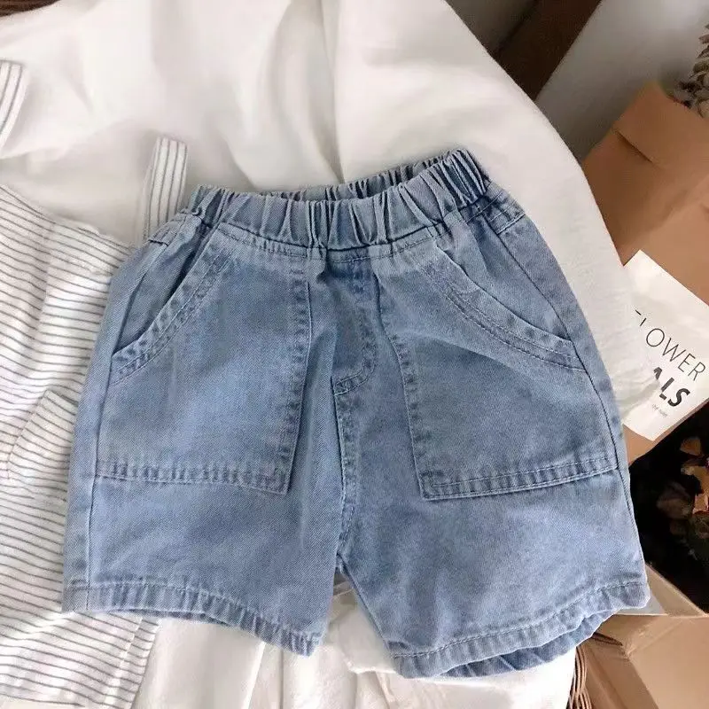 Korean Style Shorts Thin Summer Denim Elastic Dark Blue Thin And Soft Washed Denim Knee Length Pants
Korean Style Shorts Thin Summer Denim Elastic Dark Blue Thin And Soft Washed Denim Knee Length Pants