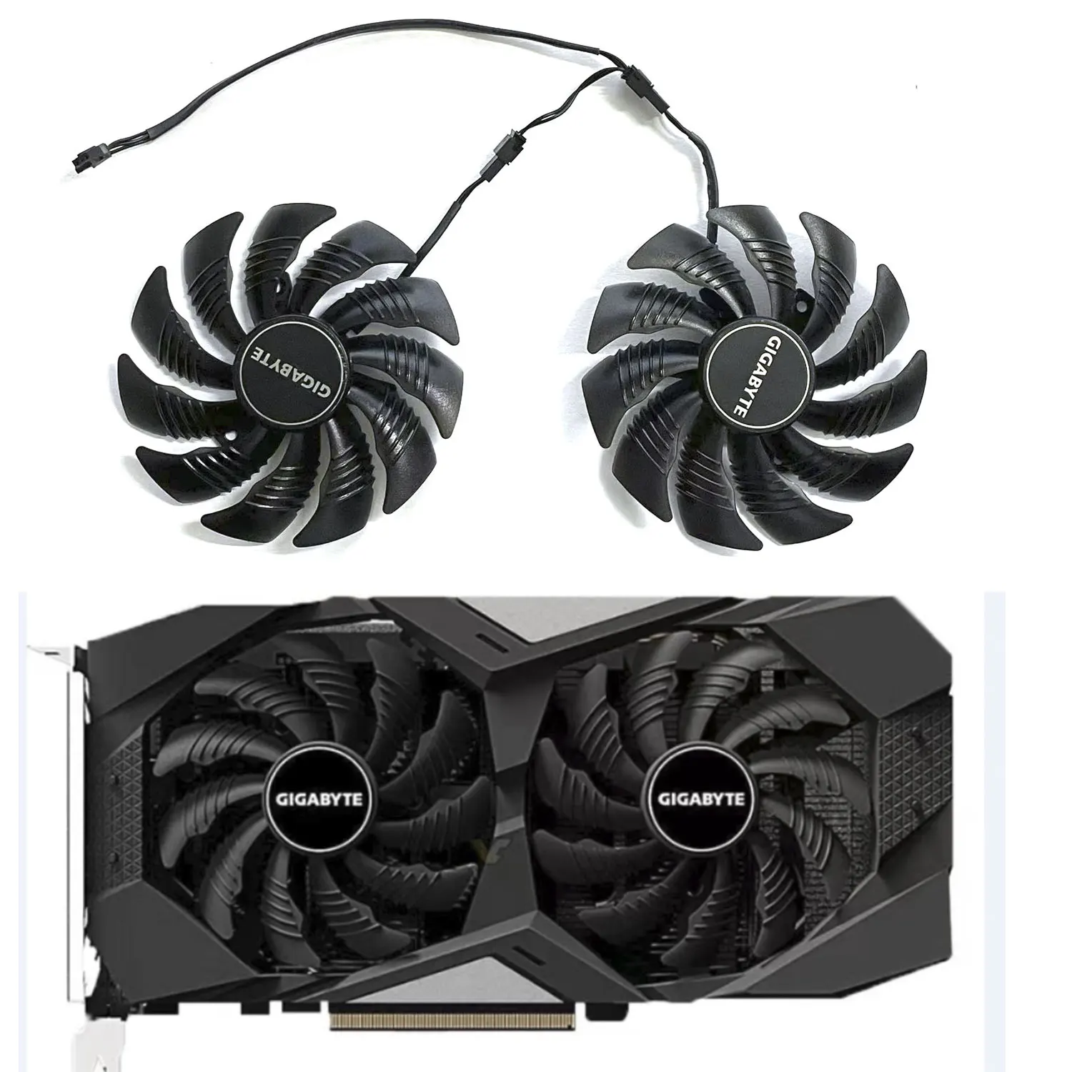 2 FAN Brand new 85MM 4PIN PLD09210S12HH GTX1650 GPU fan suitable for Gigabyte GTX1650 GTX 1650 SUPER graphics card cooling
2 FAN Brand new 85MM 4PIN PLD09210S12HH GTX1650 GPU fan suitable for Gigabyte GTX1650 GTX 1650 SUPER graphics card cooling