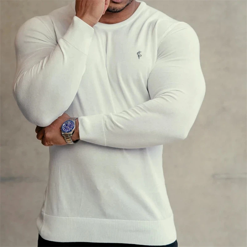 2023 Gym Fitness T-shirt Men Casual Long sleeve New Male Bodybuilding Workout Skinny Tee shirt Top Running Sport woollen sweater
2023 Gym Fitness T-shirt Men Casual Long sleeve New Male Bodybuilding Workout Skinny Tee shirt Top Running Sport woollen sweater