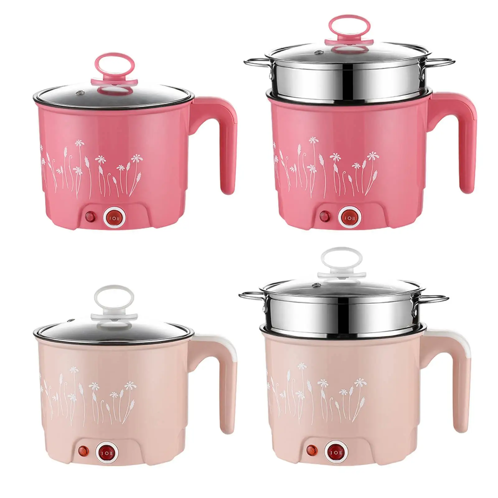 Electric Pots Portable Household Multi Function Mini Pot Cooking Pot Mini Ramen Cooker for Porridge Cooking Dumpling Noodles Fry
Electric Pots Portable Household Multi Function Mini Pot Cooking Pot Mini Ramen Cooker for Porridge Cooking Dumpling Noodles Fry