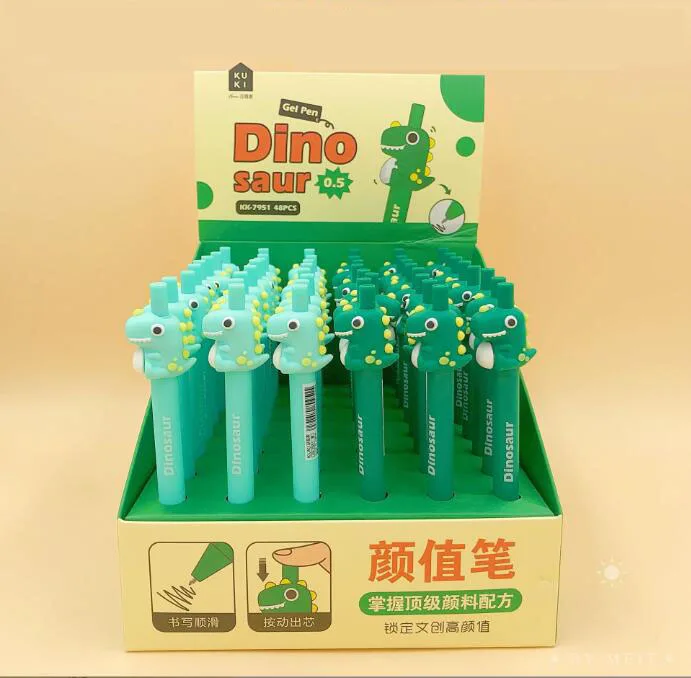 48 pcs/lot Kawaii Dinosaur Press Gel Pen Cute 0.5mm Black Ink Pens Stationery Office School Writing Supplies Stationery Gifts
48 pcs/lot Kawaii Dinosaur Press Gel Pen Cute 0.5mm Black Ink Pens Stationery Office School Writing Supplies Stationery Gifts