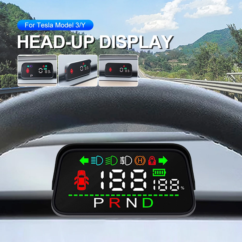 Для Tesla Model 3, модель Y, автомобильный мини-дисплей HUD с креплением на воздуховыпускное отверстие, спидометр, сигнал поворота, переключение передач, индикатор ближнего/дальнего света
Для Tesla Model 3, модель Y, автомобильный мини-дисплей HUD с креплением на воздуховыпускное отверстие, спидометр, сигнал поворота, переключение передач, индикатор ближнего/дальнего света