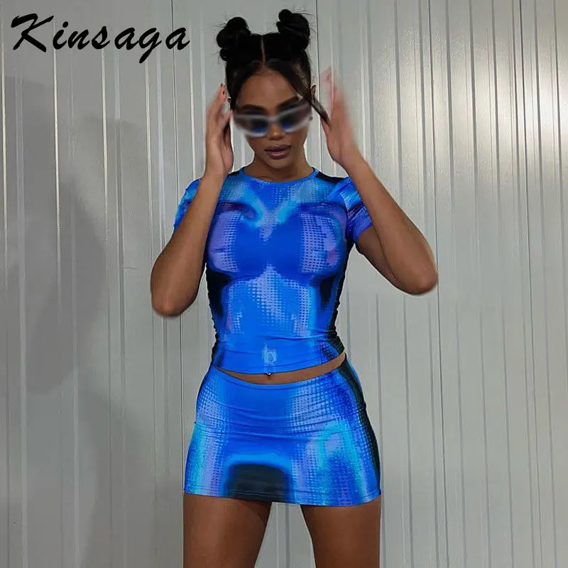 Sexy Y2K 3D Body Print Skirts Set Women Short Sleeve Crop Top Blue Co Ord Matching Set Streetwear Pink Bodycon Baddie Outfits
Sexy Y2K 3D Body Print Skirts Set Women Short Sleeve Crop Top Blue Co Ord Matching Set Streetwear Pink Bodycon Baddie Outfits