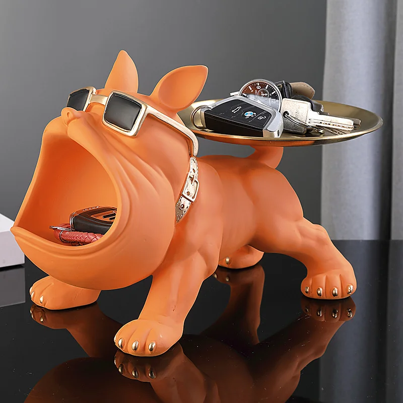 French Bulldog Butler Big Mouth Storage Box With Tray Nordic Resin Bulldog Ornament Figurine Craft Animal Dog Statue Art Gift
French Bulldog Butler Big Mouth Storage Box With Tray Nordic Resin Bulldog Ornament Figurine Craft Animal Dog Statue Art Gift