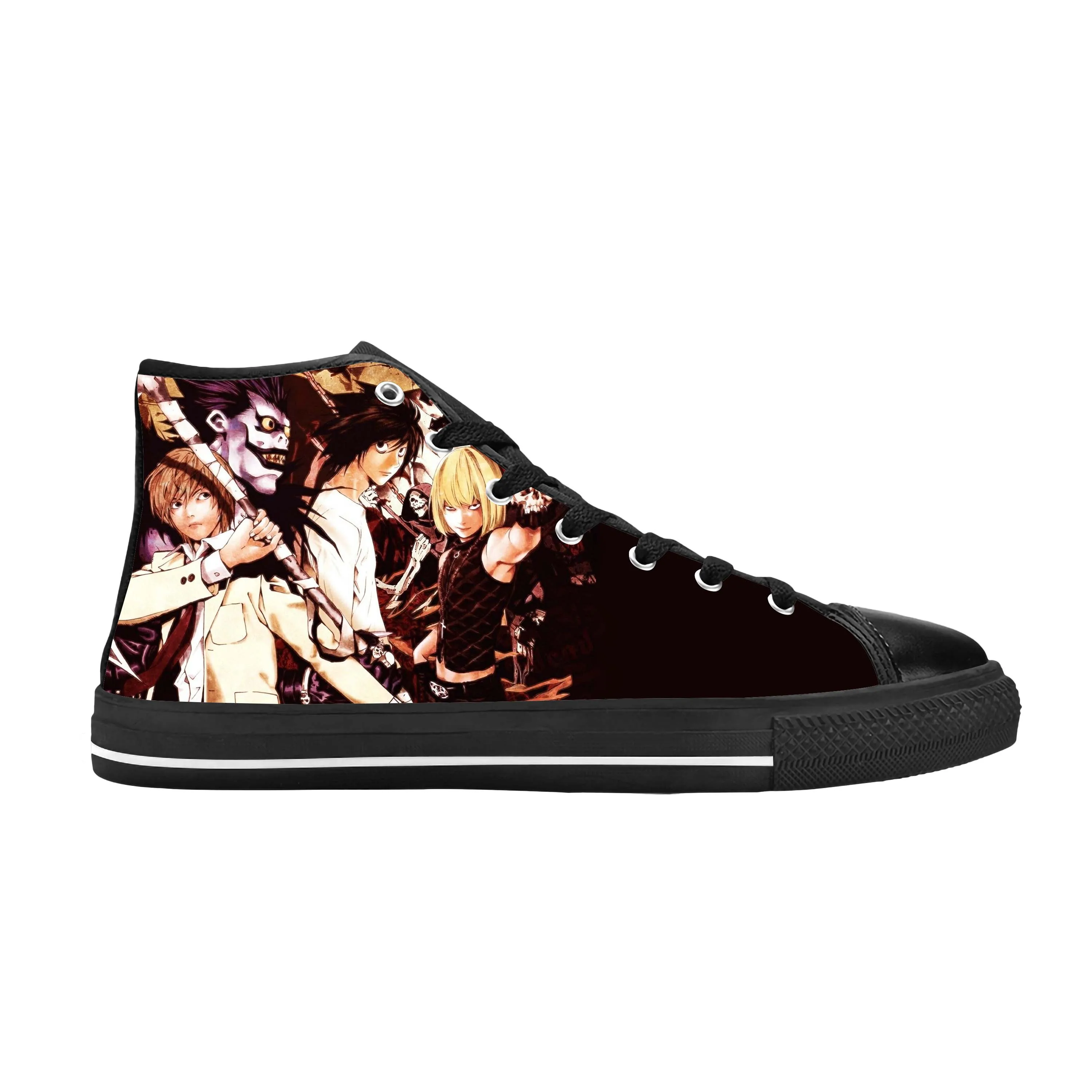 Japanese Anime Cartoon Manga Death Note L Lawliet Casual Cloth Shoes High Top Comfortable Breathable 3D Print Men Women Sneakers 
Japanese Anime Cartoon Manga Death Note L Lawliet Casual Cloth Shoes High Top Comfortable Breathable 3D Print Men Women Sneakers