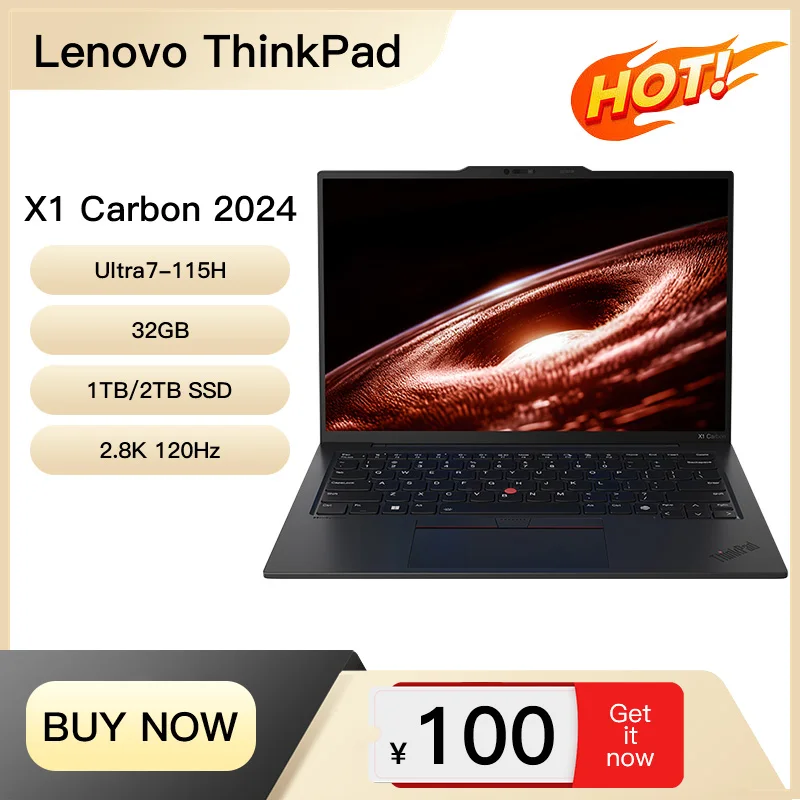 Lenovo laptop ThinkPad X1 Carbon gen12 AI 2024 Intel Core ultra7-155h RAM 32GB lpddr5x 1TB/2TB SSD 14-inch 2.8K 120Hz notebook
Lenovo laptop ThinkPad X1 Carbon gen12 AI 2024 Intel Core ultra7-155h RAM 32GB lpddr5x 1TB/2TB SSD 14-inch 2.8K 120Hz notebook